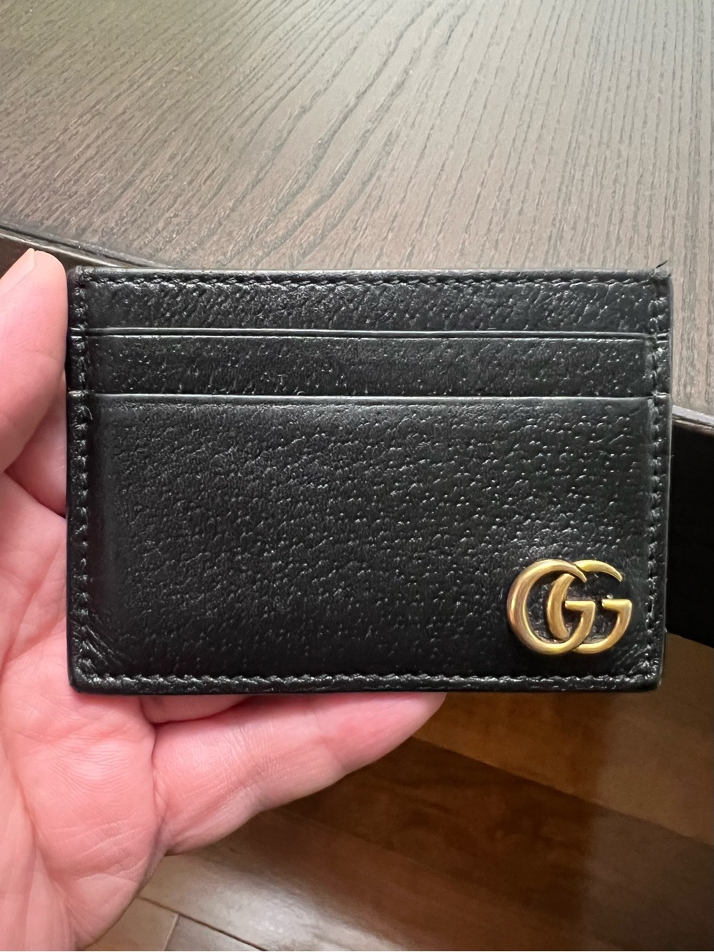 GG Marmont Leather Money Clip
